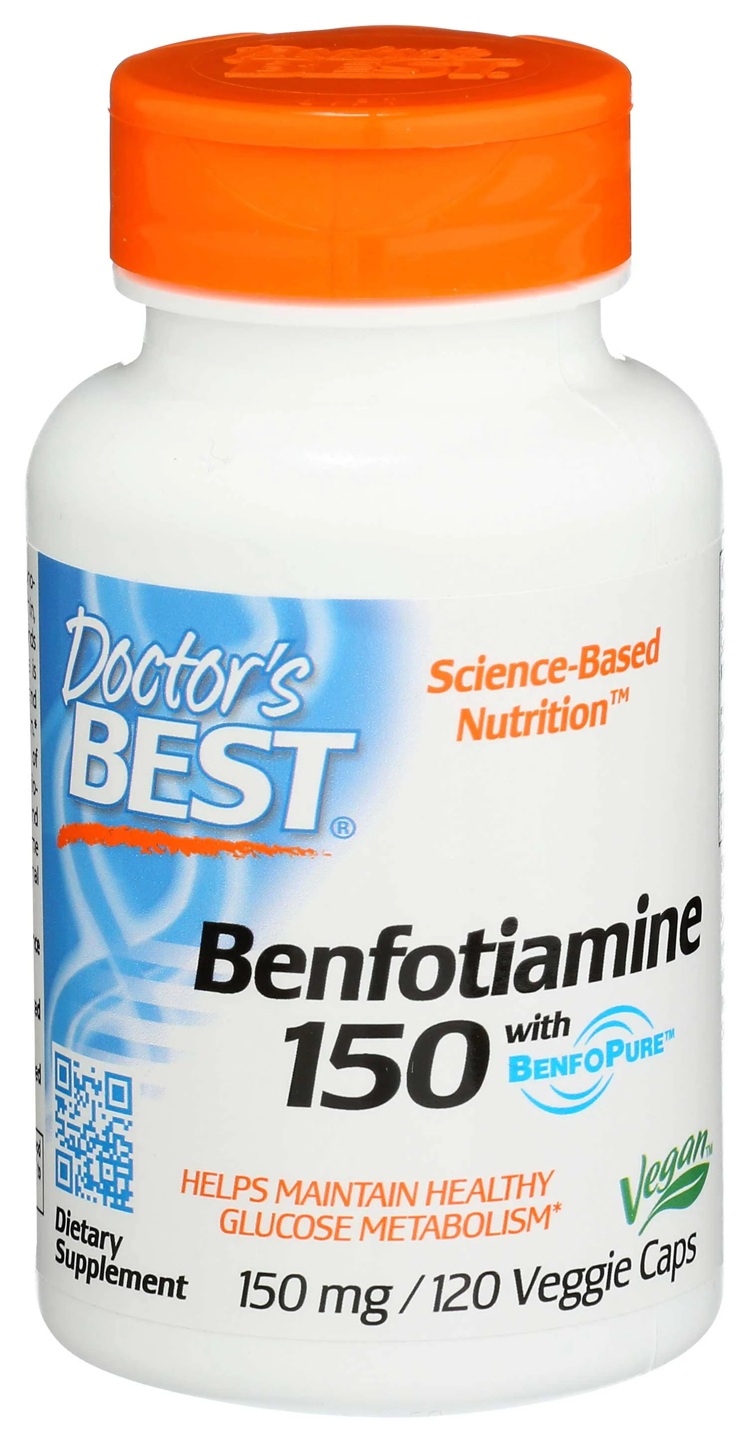 Doctor's Best Benfotiamine 150 mg 120 Veggie Caps