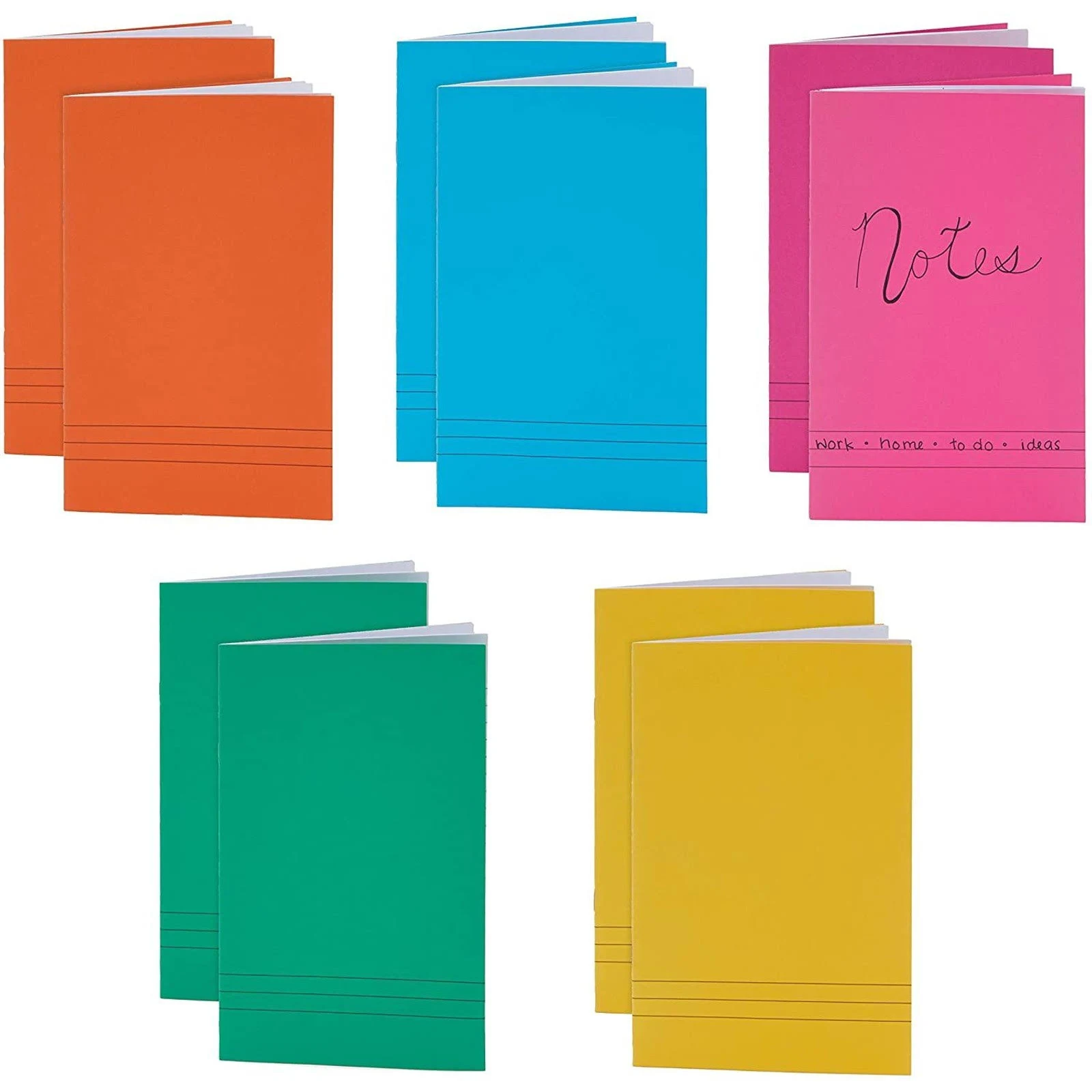 Bright Creations 12 Pack Composition Notebook Wide Ruled, Lined Storybooks Bulk for School Kids, 6 Colors, 12 Sheet Each, 8.5" x 5.5"