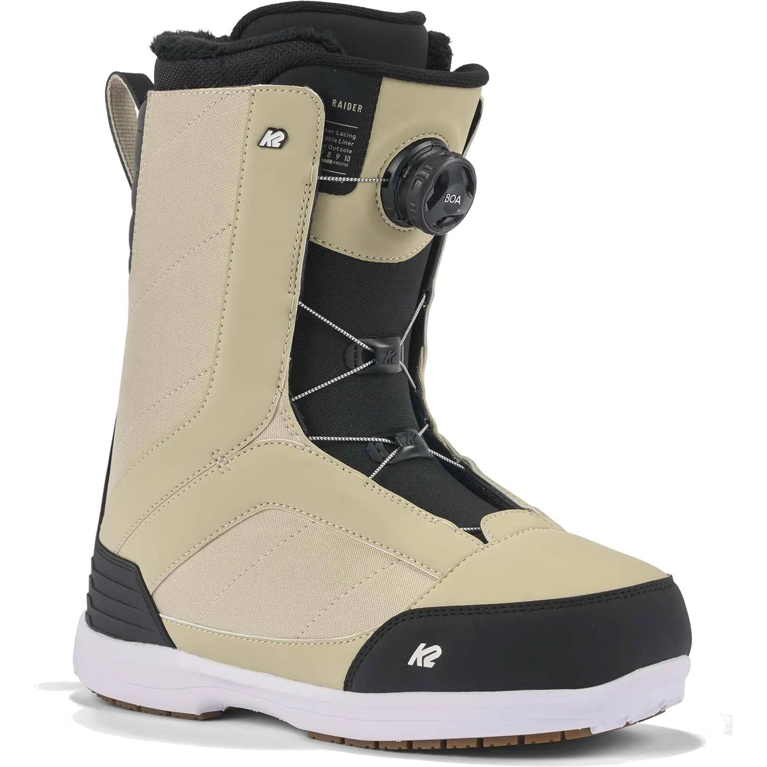 2024 K2 Raider Mens Snowboard Boots - Size: 9 - Color: Off-White *NEW IN BOX*