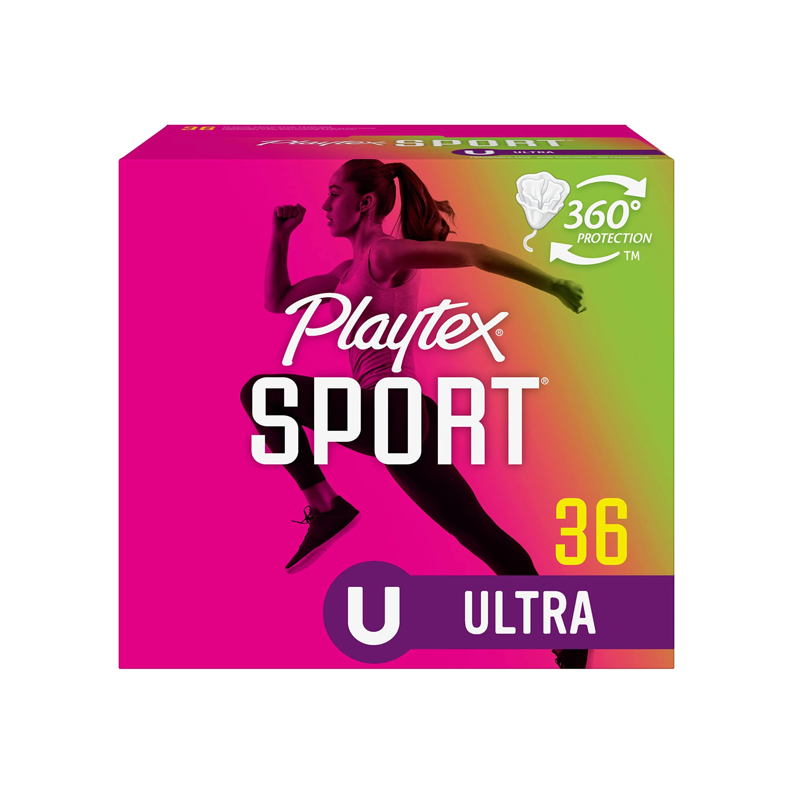 Playtex Sport Tampons, Plastic Applicator, Ultra - 36 tampons