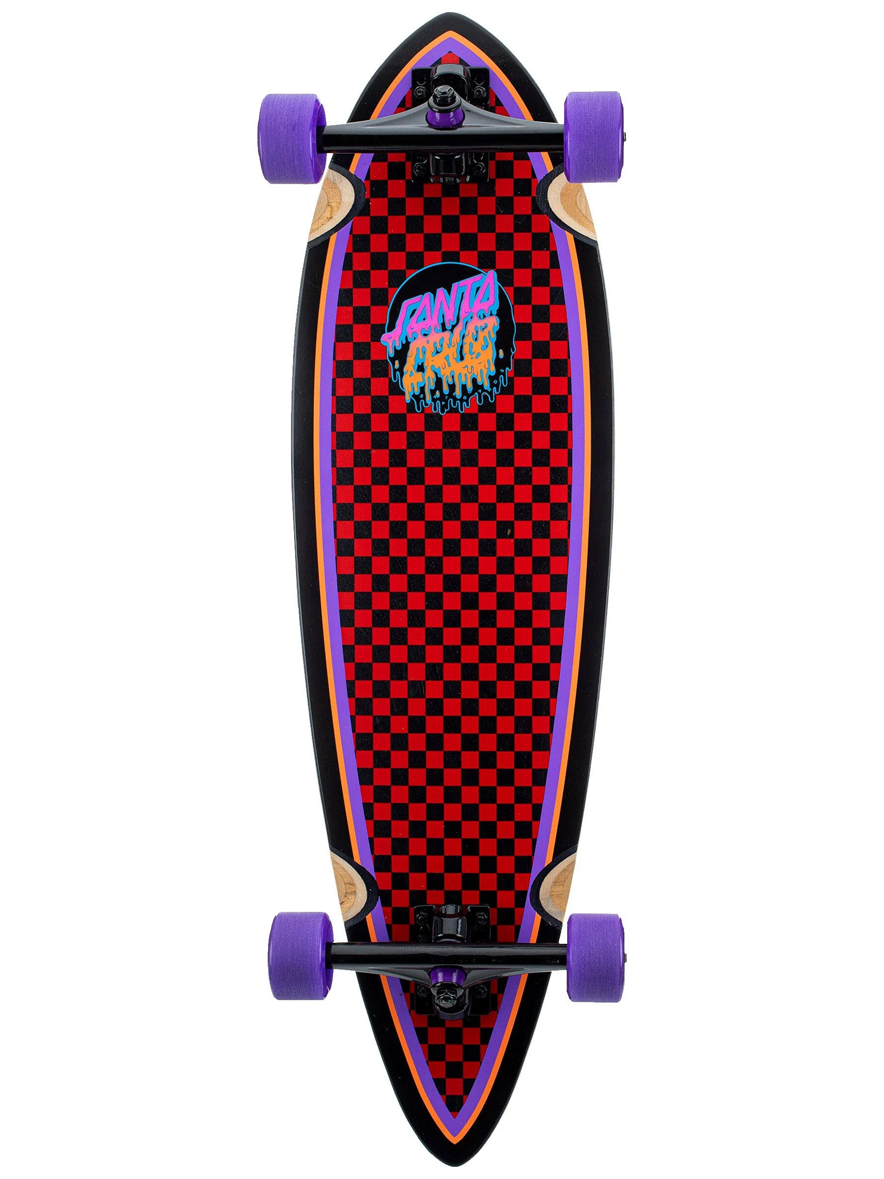 Santa Cruz Rad Dot Pintail Cruiser Longboard Complete 9.2" x 33"