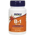 Now Foods Vitamin B 1 100mg 100 Tablets