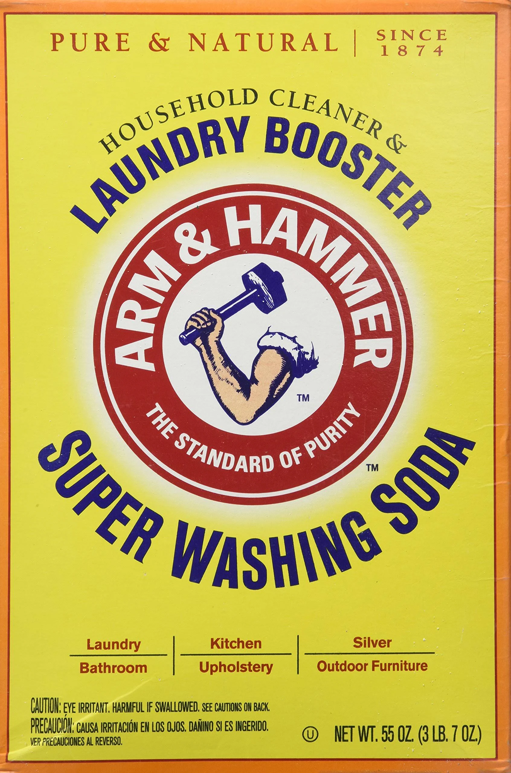 Church & Dwight Co 03020 Arm & Hammer Super Washing Soda 55 oz.