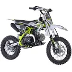 MotoTec X2 110cc 4-Stroke Gas Dirt Bike - Green