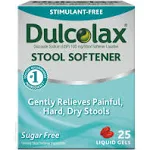 Dulcolax Stool Softener, Stimulant-Free, Liquid Gels - 25 gels