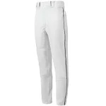 Mizuno Premier Piped Pant - White-Black