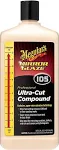 Meguiar's Mirror Glaze M10508 Ultra-Cut Compound - Professional Grade Formula with Fast Cutting Action that Removes Scratches, Heavy Swirls and More - 8 Oz