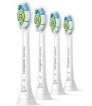 Philips Sonicare Original W2 Optimal White Standard Sonic Toothbrush Heads - 4 Pack in White (Model HX6064/10)