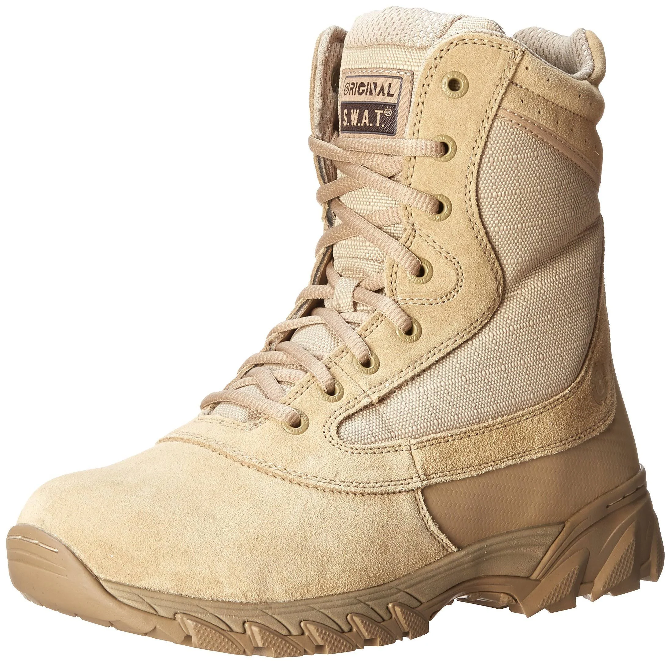 Original SWAT Chase 9" Tactical Side-Zip Boots, Men's Tan