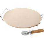 Nordic Ware, Tan Pizza Stone Set, 13 inch diameter