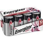 Energizer Max Alkaline D Batteries