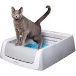 PetSafe ScoopFree Complete Plus Automatic Self Cleaning Cat Litter Box - Includes Disposable Tray with Crystal Litter