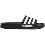 Adidas Adilette Shower K Kids Slide Sandal G27625 | Black/White | Size 2 M