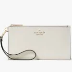 Kate spade Madison Large Slim Bifold Wallet in conch Pink