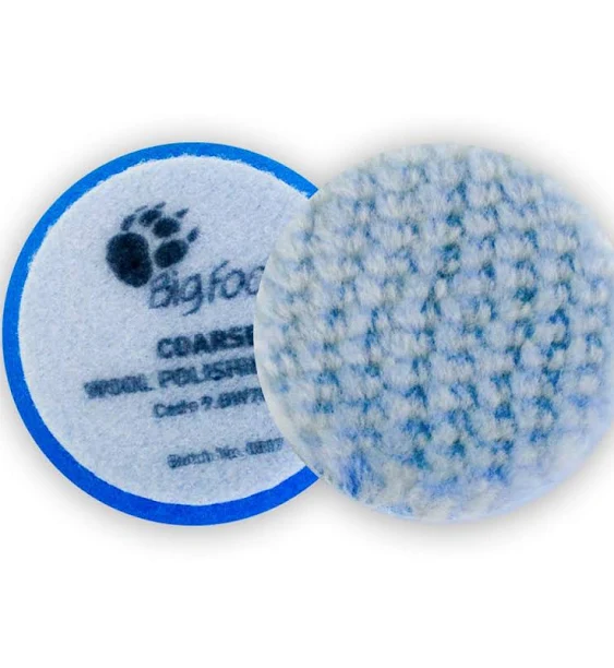 Rupes Coarse Blue Wool Pad 65mm/ 2.5" (4pk Sleeve)