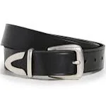 Madewell Leather Western Belt - True Black - LG