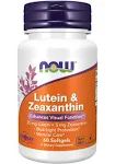 NOW Supplements Lutein & Zeaxanthin with 25 mg Lutein and 5 mg Zeaxanthin, 60 Softgels