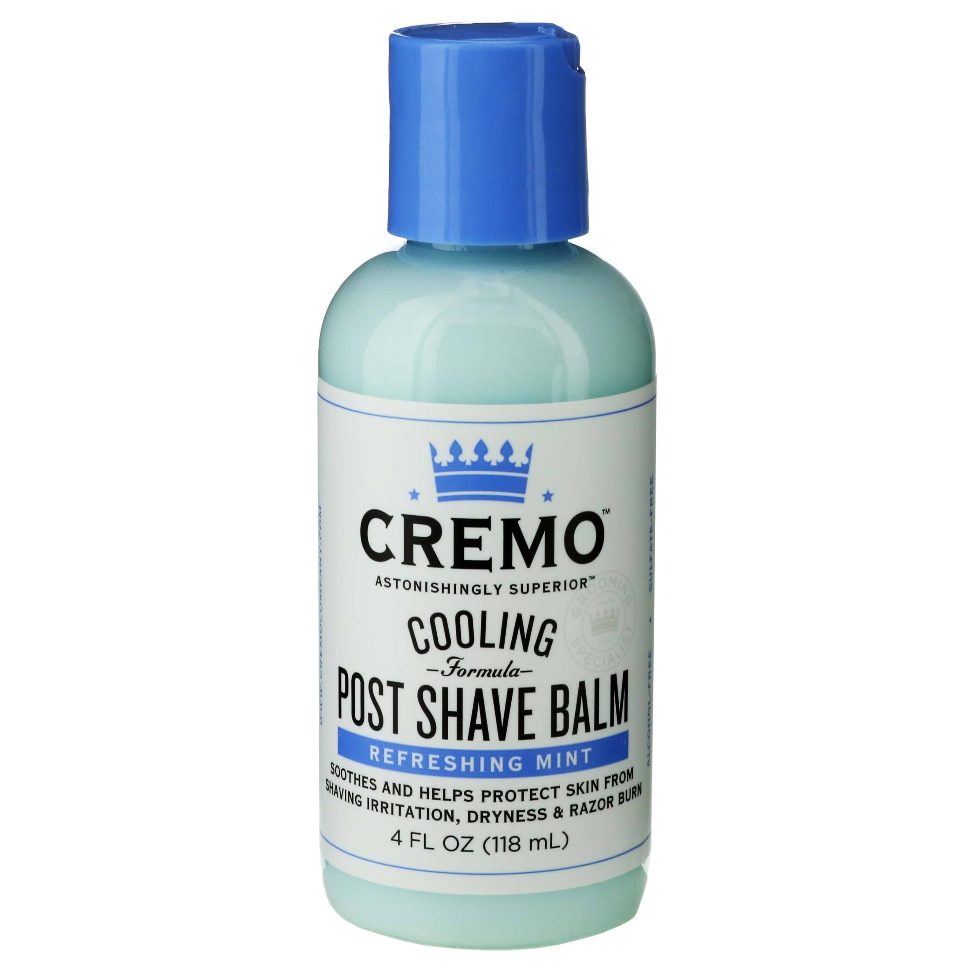 Cremo Post Shave Balm, Cooling Formula, Refreshing Mint - 4 fl oz