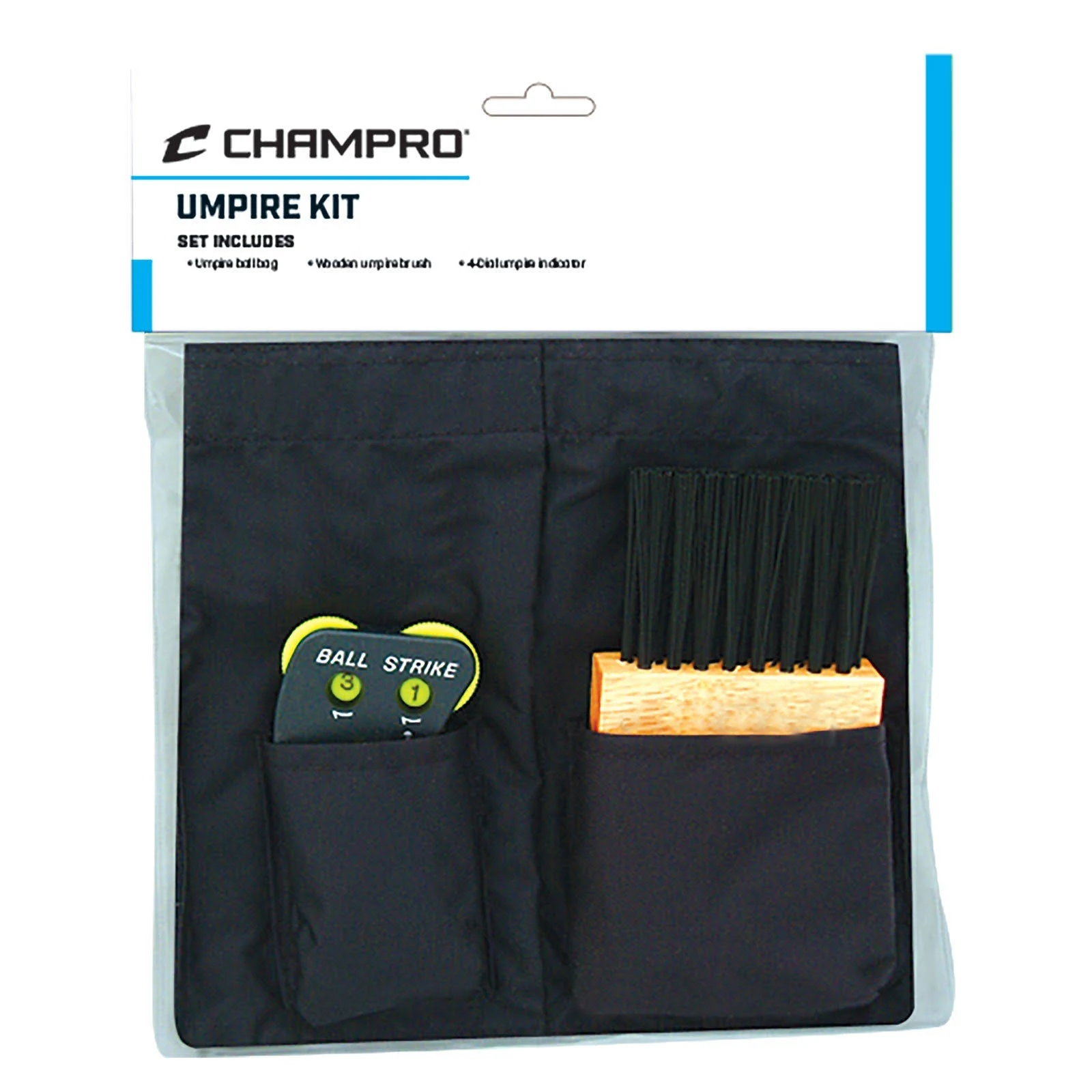 Champro A049 Umpire Kit (A045,A040, A048) - Black