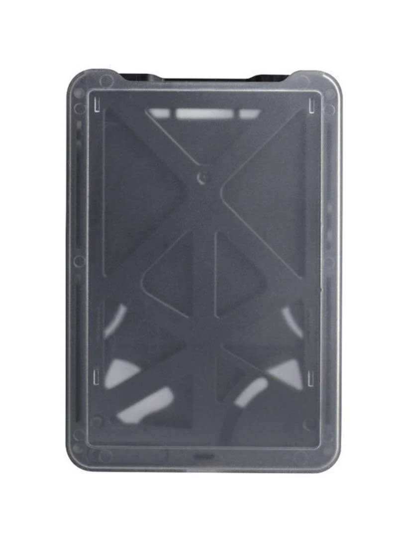 1840-6661 B-Holder Rigid Plastic Vertical 3-Card Holder, Black