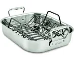 All-Clad Stainless Steel Roasting Pan with Rack, S