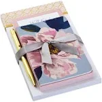 Hallmark Floral Notepad Bundle with Pen, Pretty Pinks