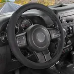 SEG Direct Car Steering Wheel Cover for F-150 Tundra Range Rover 15.5-16 Inch, B