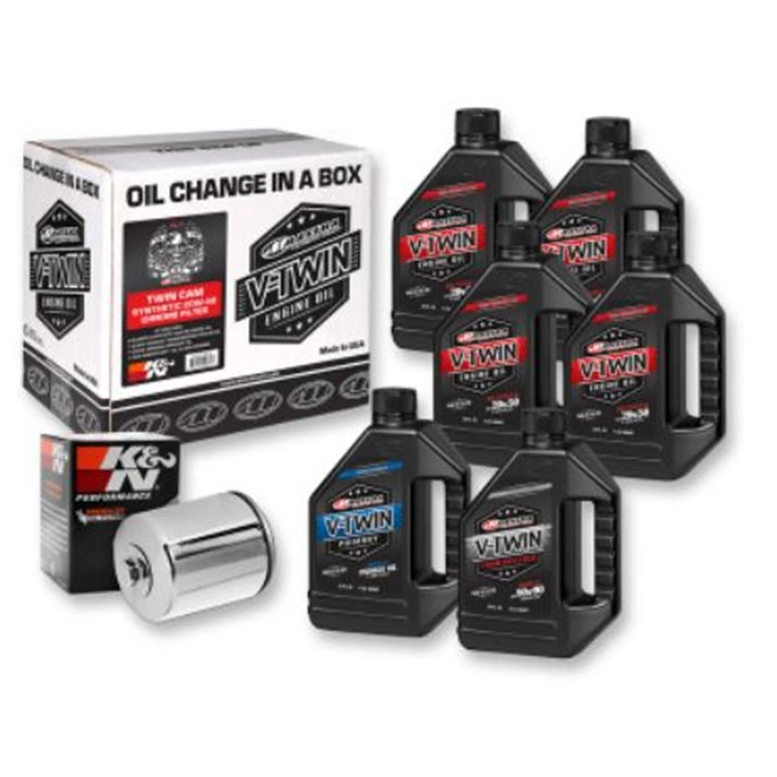 Maxima V-Twin Complete Oil Change Kit For Harley Twin Cam 1999-2017