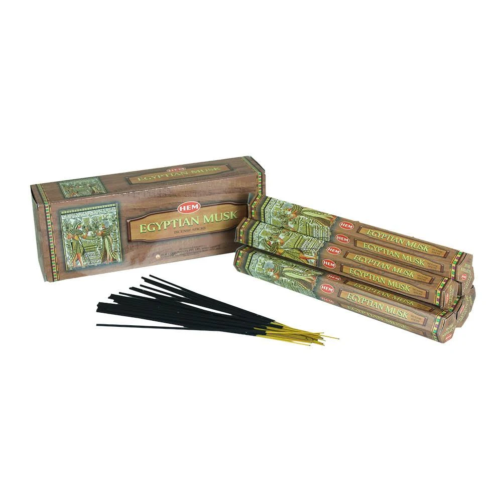 Egyptian Musk - Box of Six 20 Gram Tubes - Incense