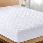 Utopia Bedding Quilted Fitted Mattress Pad (Twin XL) - Elastic Fitted Mattress Protector - Mattress Cover Stretches up to 16 Inches Deep - Machine Washable Mattress Topper