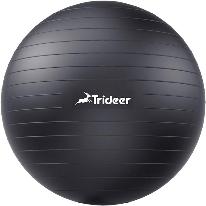 Trideer Exercise Ball 45-85cm Extra Thick Yoga Ball Chair, Anti-Burst Heavy Duty