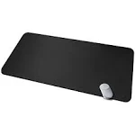 CENNBIE Leather Desk Mat Pad Blotter Protector, Extra Large Desk pad, Laptop Keyboard Mouse Pad 39.3" x 19.6"(Black)