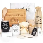 House Warming Gifts New Home ( 11 Piece Set ), Unique Housewarming Gift Baskets for Couples, Clients, Women, New Home Gift for Home, Closing Gifts for Home Buyers, First Home Gift Ideas, New Apartment