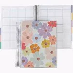 Undated Homeschool Planner 8.5&#034; x 11&#034; Platinum Spiral 12-Month. Colorful Cosm...