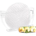 Rice Paper spring roll wrappers water bowl holder summer roll water bowl Water Bowl for soaking Rice Paper - egg rolls, making Fresh Spring Rolls (Rice Paper Not Included)