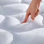 SLEEP ZONE Twin Mattress Topper Cooling Mattress Pad Cover Fluffy Down Alternative Bed Topper 8-21 Inch Deep Pocket, Twin