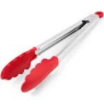 Silicone Stainless Steel Tongs