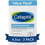 Cetaphil Gentle Cleansing Bar - 4.5 oz x 3 Pack