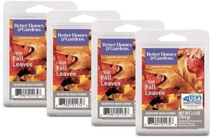 Better Homes and Gardens Crisp Fall Leaves Wax Cubes