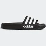 Adidas Adilette Shower K Kids Slide Sandal G27625 | Black/White | Size 2 M