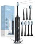 Duolosy Electric Toothbrush with Water Flosser 3 in 1 Cordless Toothbrush and Water Flosser Combo for Multiple Users and Needs Flossin