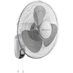 Comfort Zone Oscillating Wall Mount Fan with Adjustable Tilt, 16 inch, 3 Speed, Metal Grille, 90 Degree Oscillation, Airflow 14.07 ft/sec, Ideal for Home, Bedroom, Gym & Office, CZ16W