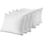 Standard Zippered Pillow Protectors | 100% Cotton Breathable Pillow Covers | Protects Pillows from Dirt, Dust, and Debris | (Standard 20x26 - Set of 6)Standard Zippered Pillow Protectors | 100% Cotton Br…