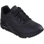 Skechers Women's Relaxed Fit Uno SR Work Sneaker Black 7