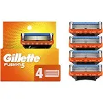 Gillette Fusion5 Razor Refills for Men, 4 Razor Blade Refills