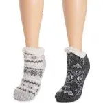 MUK LUKS Women's 2-Pack Short Cabin Socks