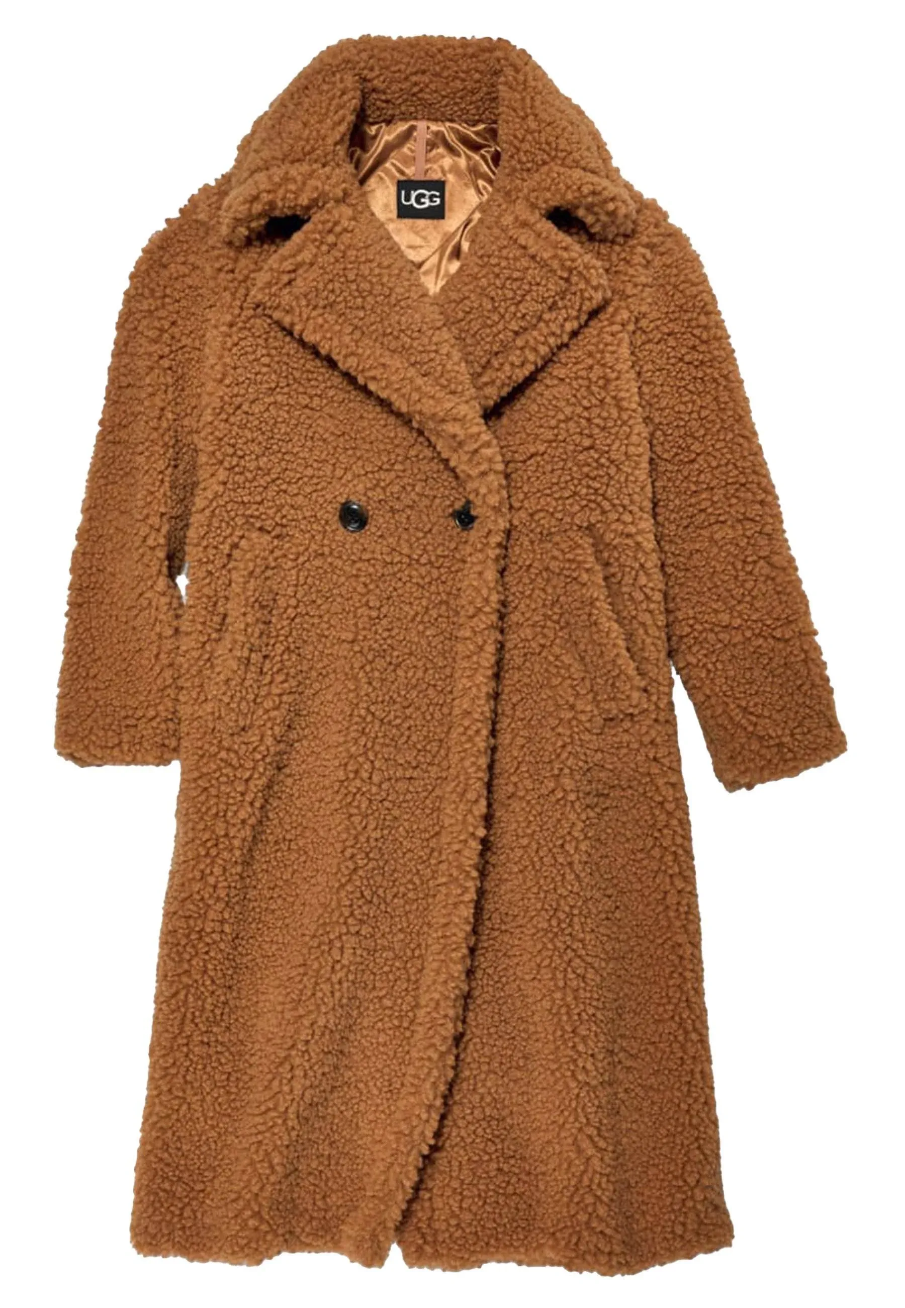 Women UGG Gertrude Long Teddy Coat