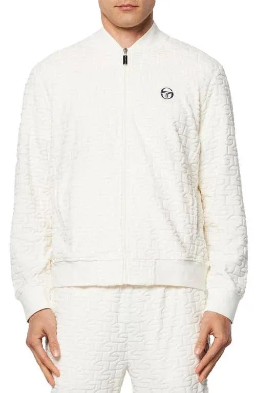 Livata Monogram Track Jacket- Gardenia