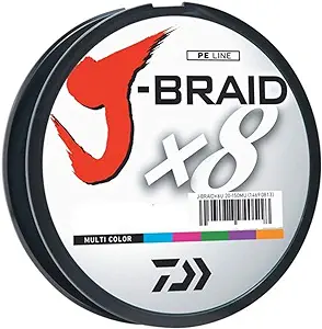 Daiwa J-Braid 300M 8-Strand Woven Round Braid Line