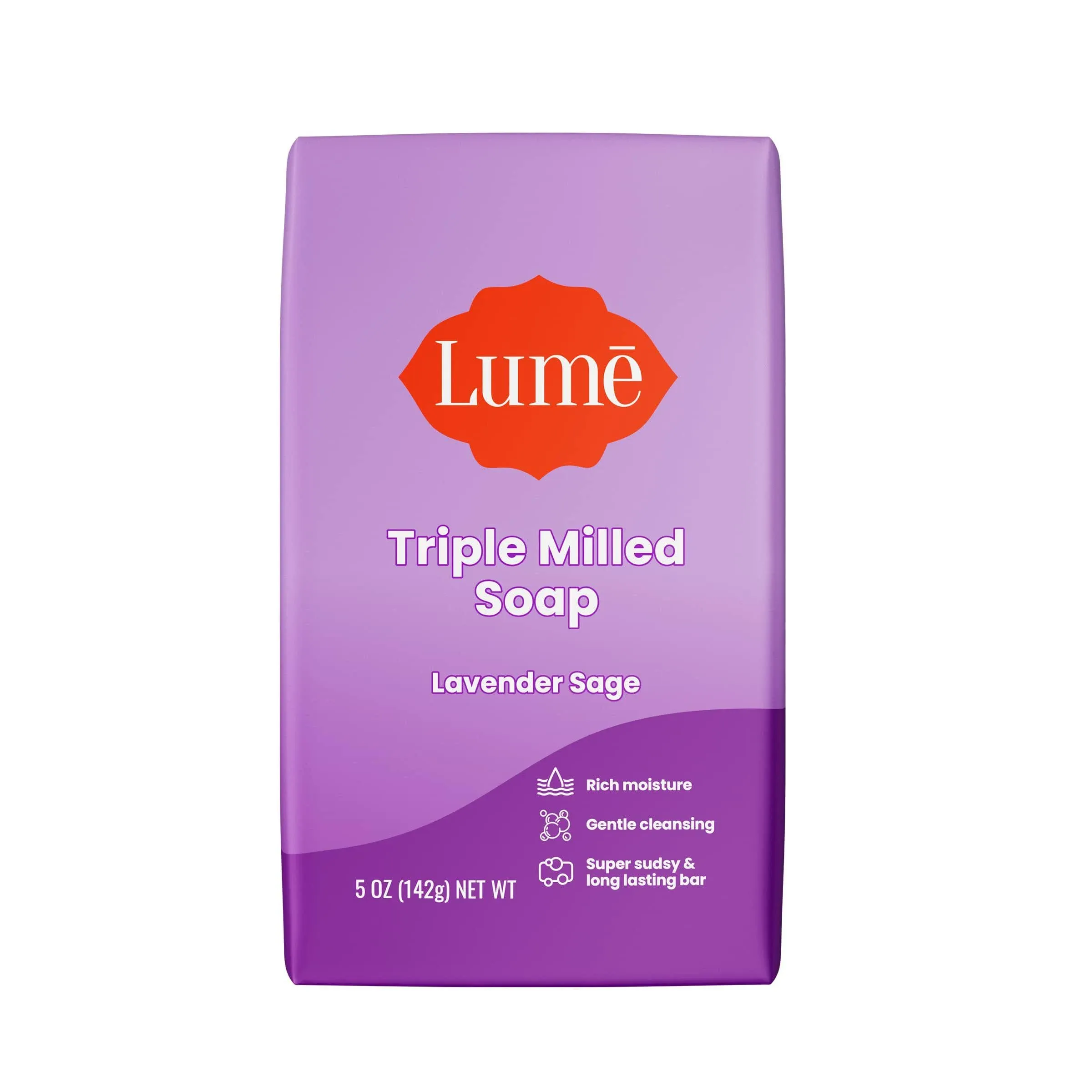 Lume Triple Milled Soap Rich Moisture & Gentle Cleansing Paraben Free